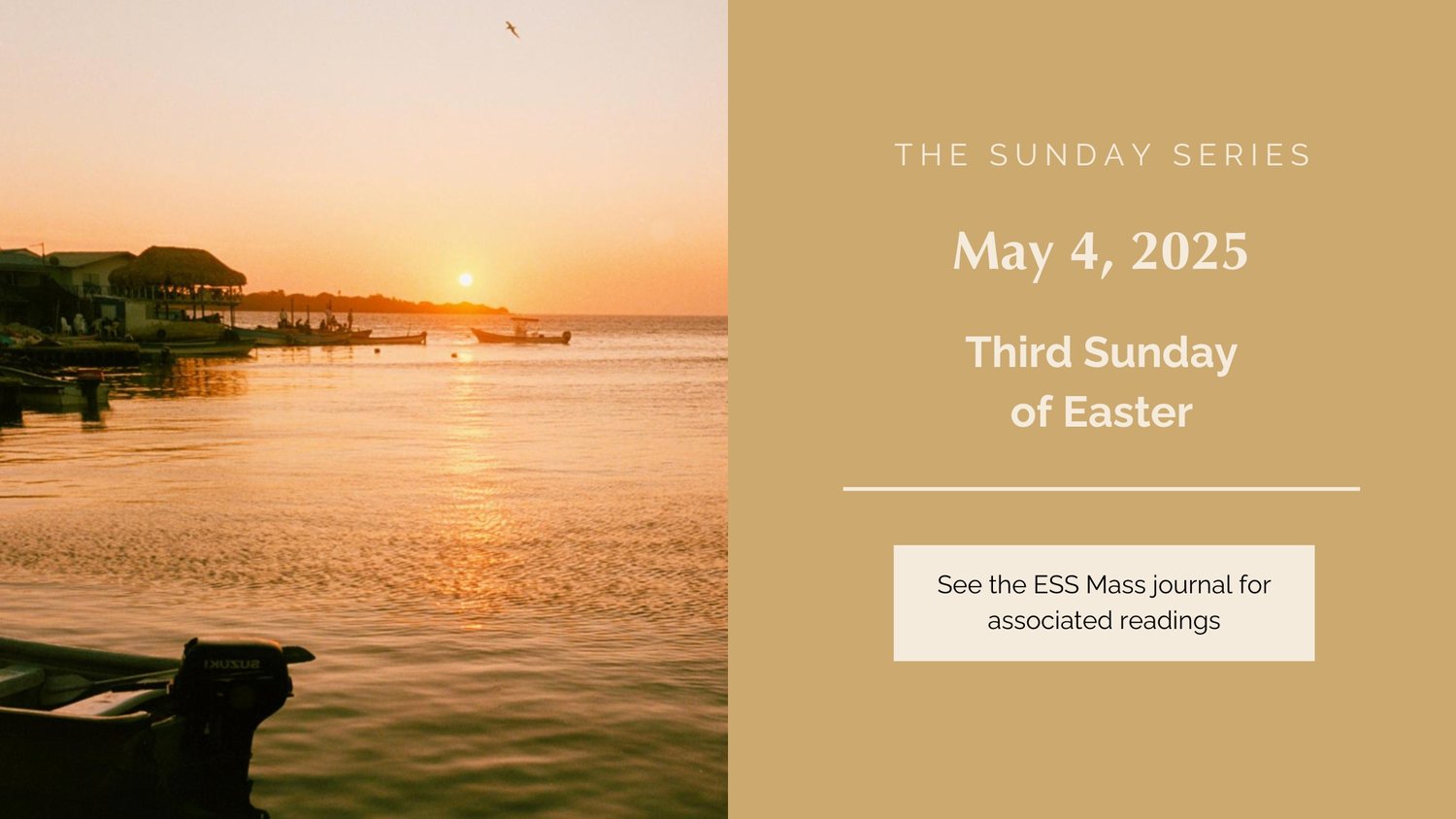 May 4, 2025: Third Sunday of Easter