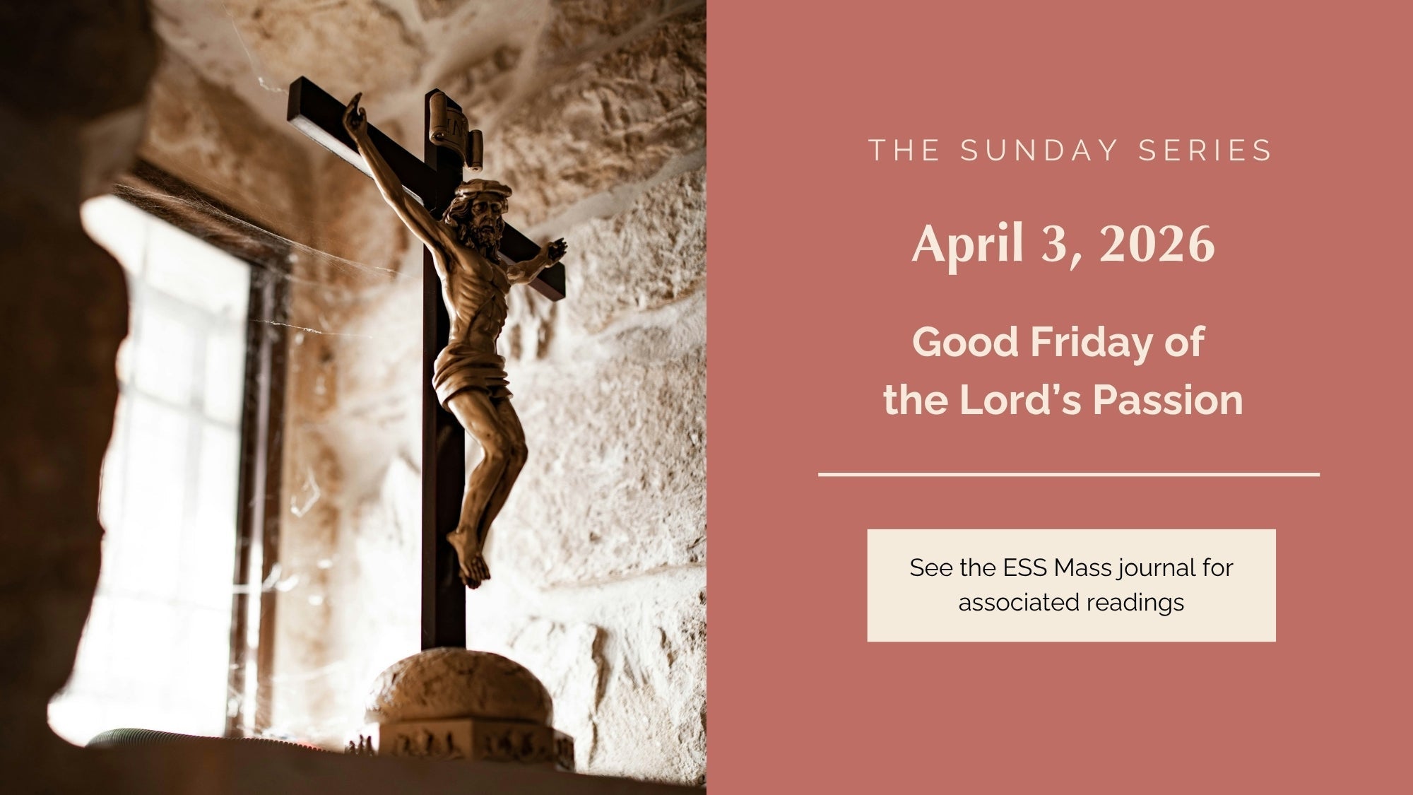 April 3, 2026: Good Friday of the Lord’s Passion