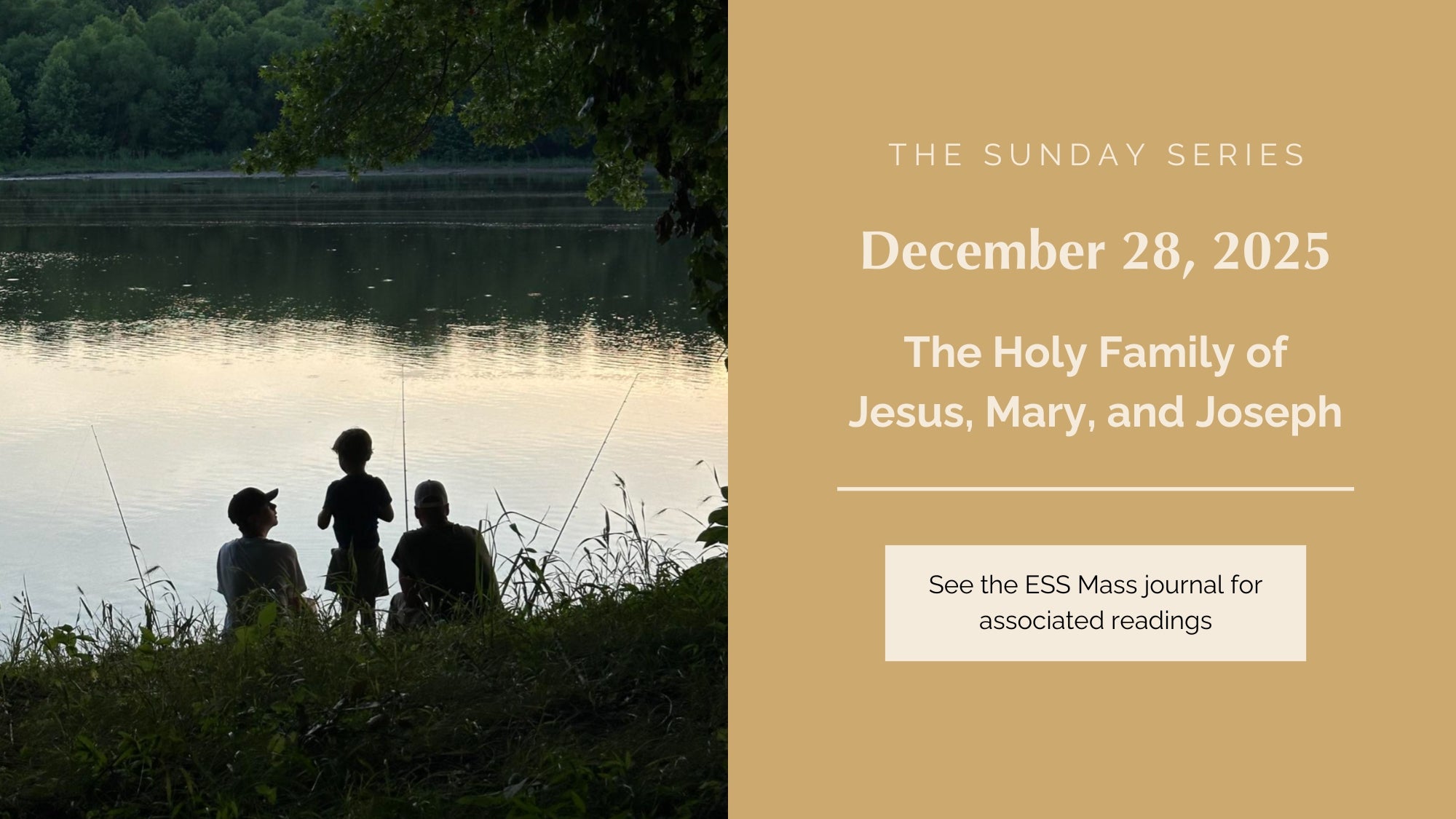 December 28, 2025: The Holy Family of Jesus, Mary, and Joseph