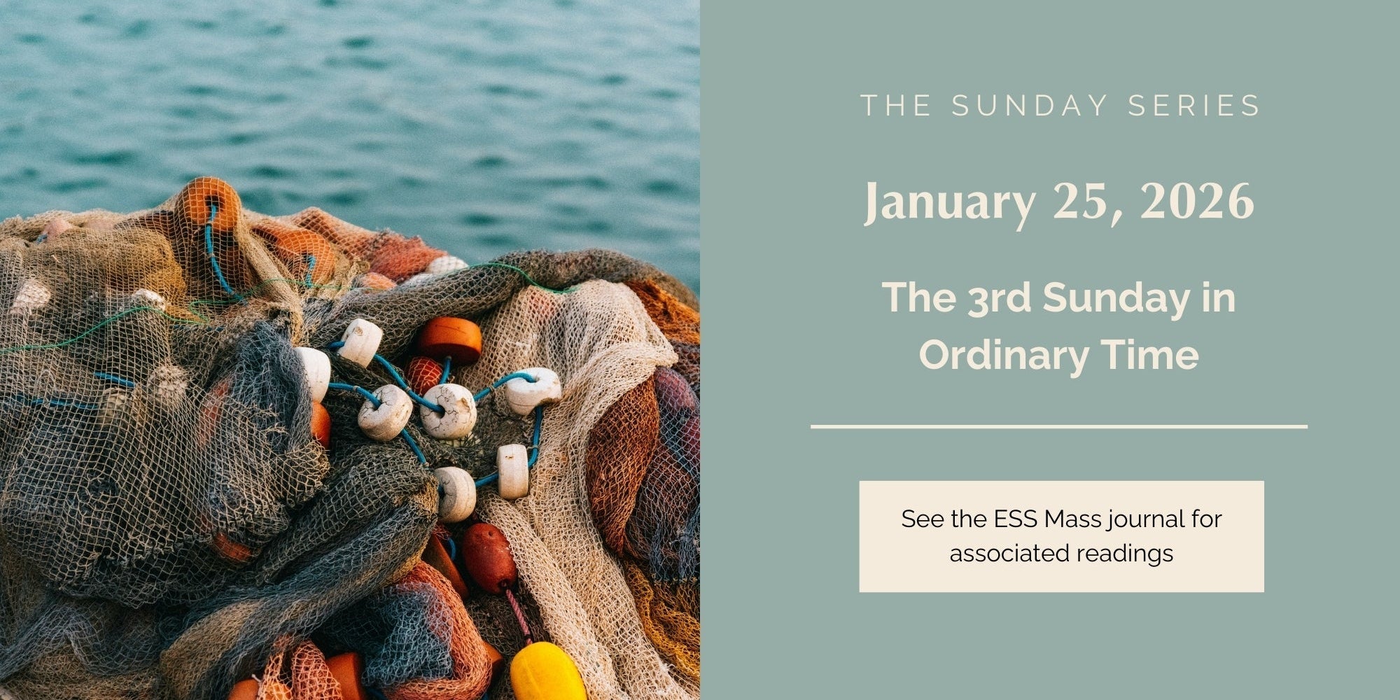 January 25, 2026: Third Sunday in Ordinary Time