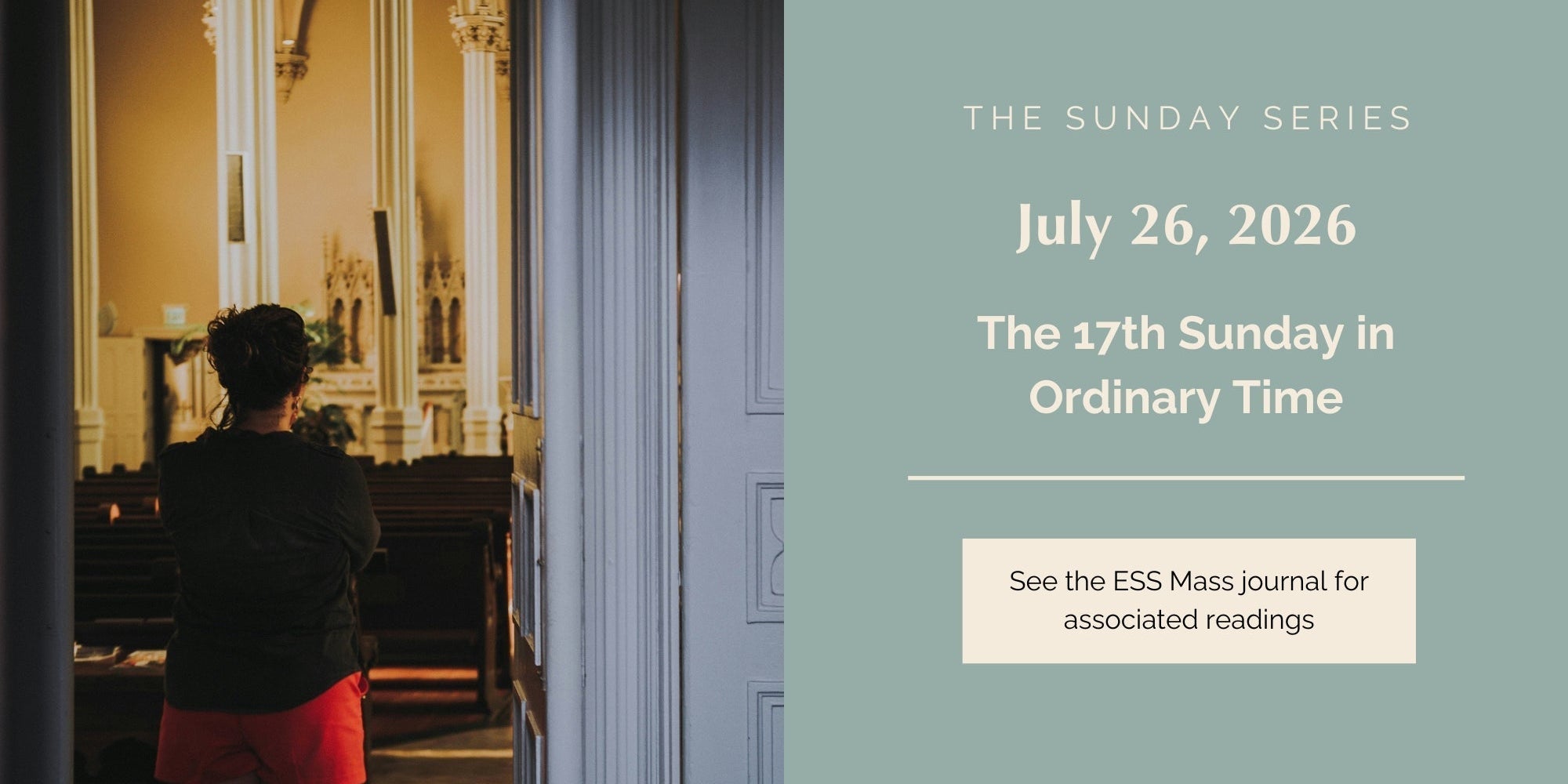 July 26, 2026: Seventeenth Sunday in Ordinary Time