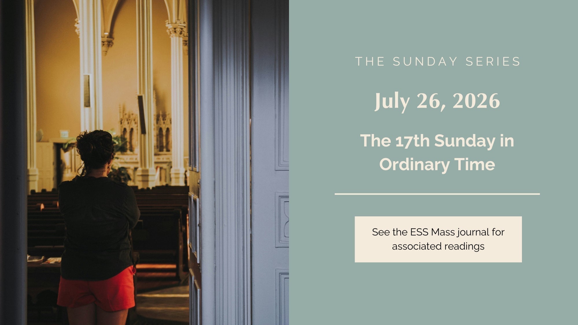 July 26, 2026: Seventeenth Sunday in Ordinary Time