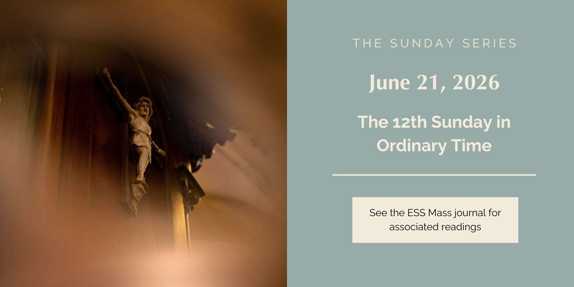 June 21, 2026: Twelfth Sunday in Ordinary Time
