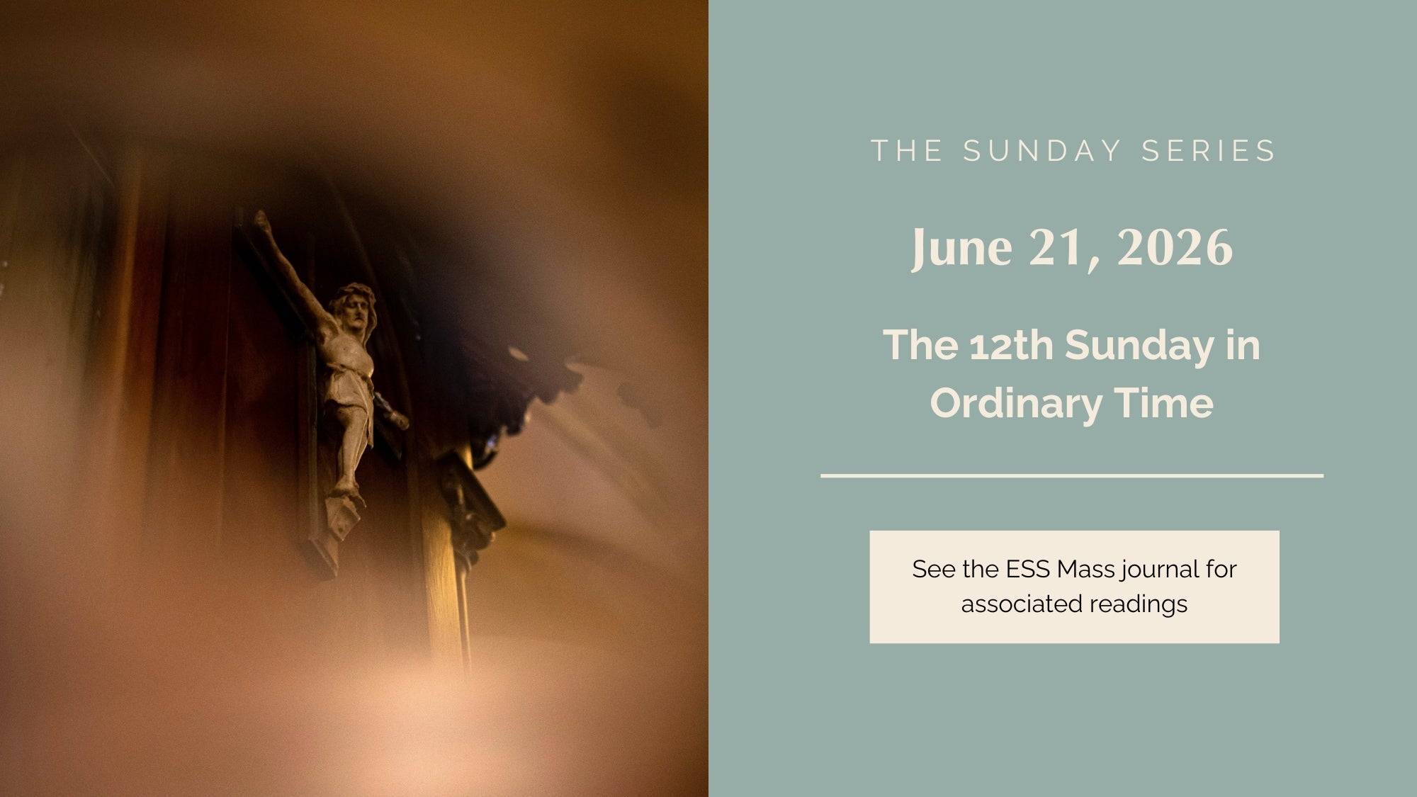 June 21, 2026: Twelfth Sunday in Ordinary Time