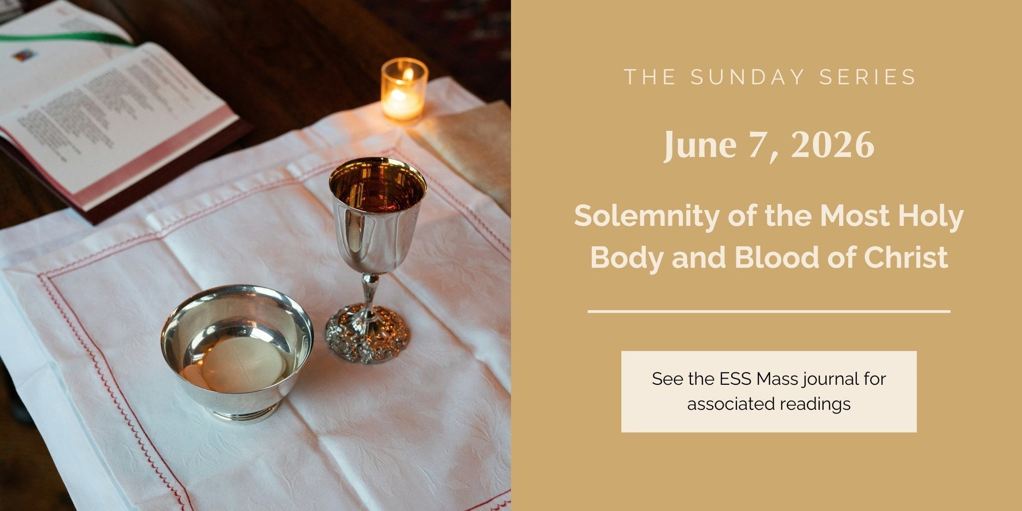 June 7, 2026: Solemnity of the Most Holy Body and Blood of Christ