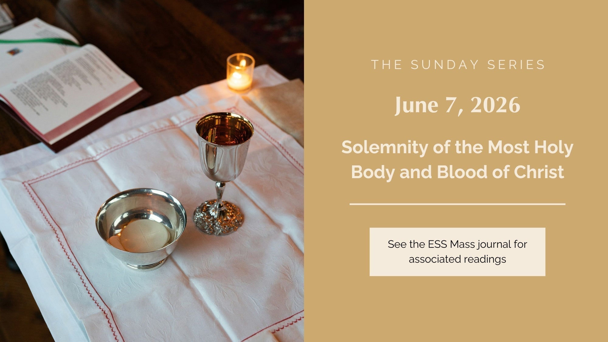 June 7, 2026: Solemnity of the Most Holy Body and Blood of Christ