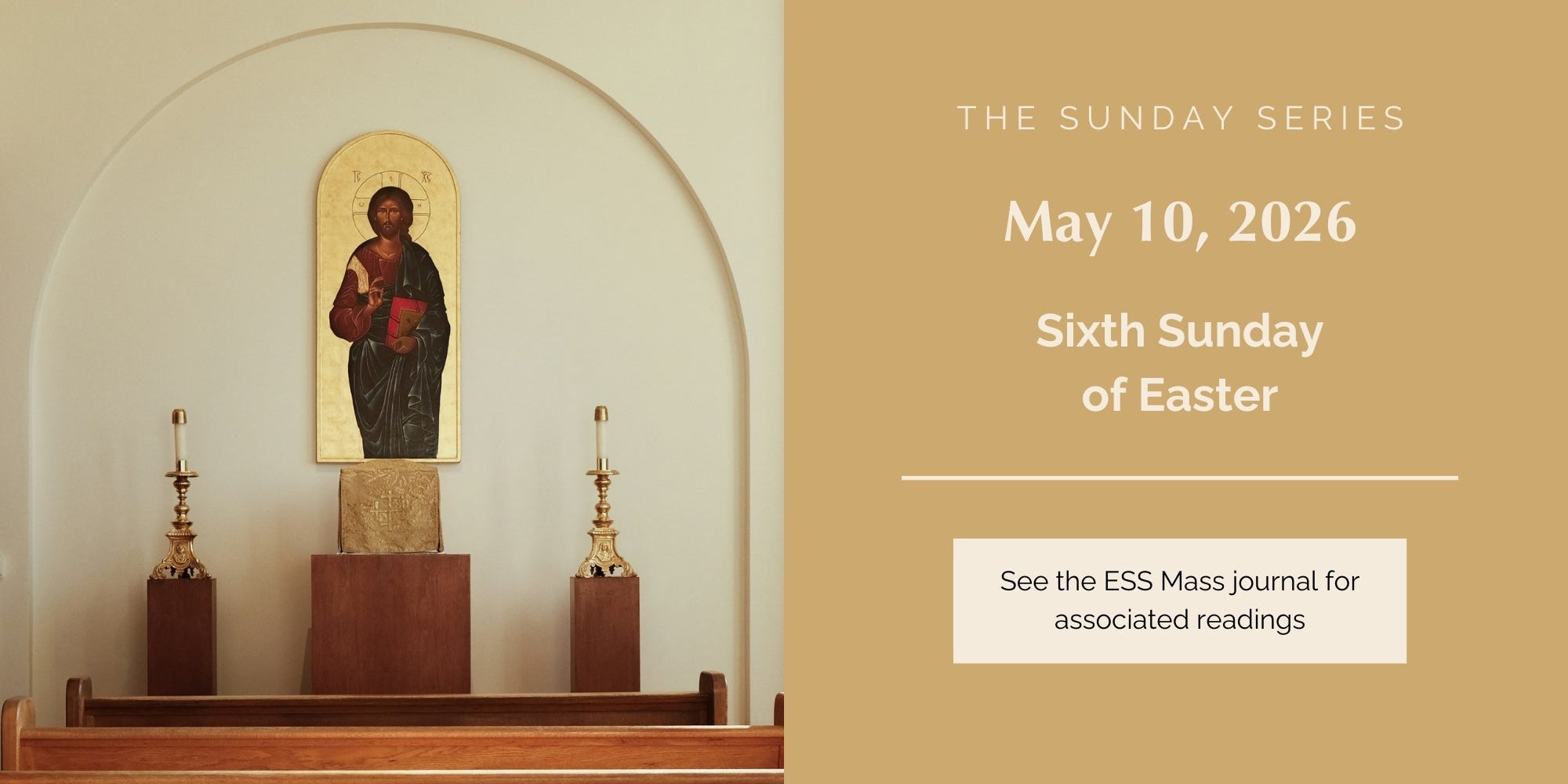 May 10, 2026: Sixth Sunday of Easter