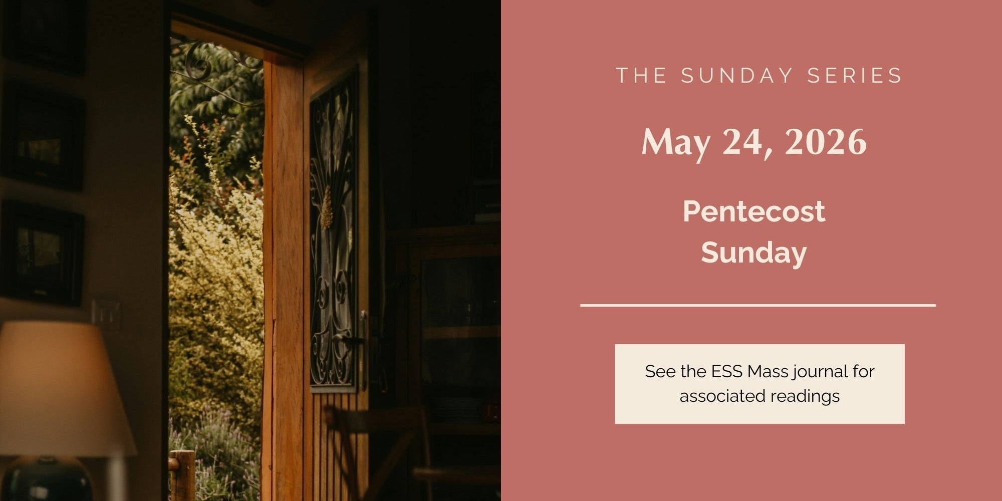 May 24, 2026: Pentecost Sunday